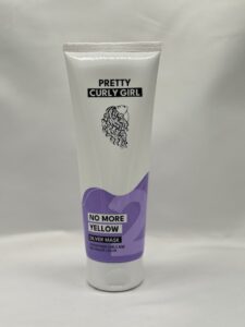 Pretty Curly Girl No More Yellow Silver Mask