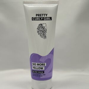 Pretty Curly Girl No More Yellow Silver Mask