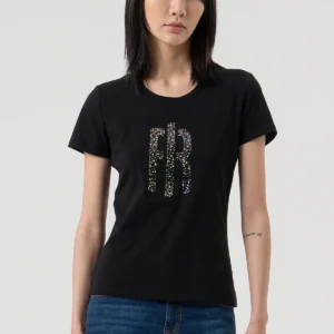 Regular t shirt round de Grade black