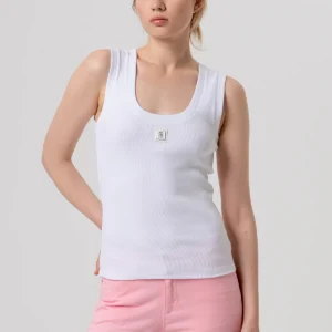 Basic tank top white