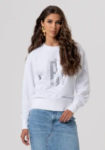 Roundneck sweater white